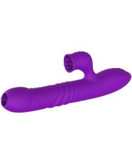 ARMONY FULLY GSPOT VIBRADOR RABBIT CON LENGUA ESTIMULADORA EFECTO CALOR VIOLETA
