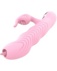 ARMONY MARCIA VIBRADOR THRUSTING DOBLE LENGUA EFECTO CALOR ROSA