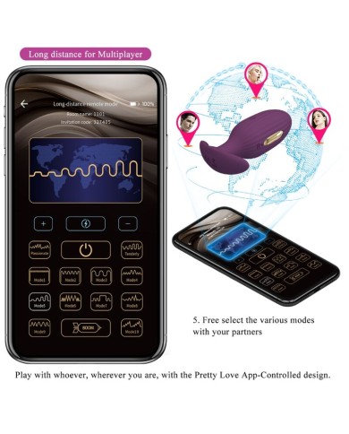 PRETTY LOVE JEFFERSON PLUG ANAL CONTROLADO POR APP LILA PRETTY LOVE JEFFERSON PLUG ANAL CONTROLADO POR APP LILA