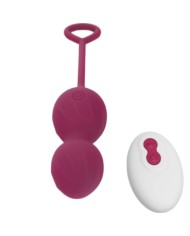 ARMONY BLOSSOMS PESAS VAGINALES VIBRADOR CONTROL REMOTO 10 VIBRACIONES ROJO OSCURO