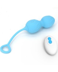 ARMONY BLOSSOMS PESAS VAGINALES VIBRADOR CONTROL REMOTO 10 VIBRACIONES AZUL