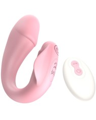 ARMONY FRESHFUN CICI VIBRADOR STRAP ON CONTROL REMOTO Y APP 10 VIBRACIONES ROSA
