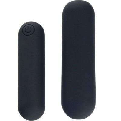 ARMONY SPLASH HAHA BALA VIBRADORA SILICONA 10 VIBRACIONES 75 X 19 CM NEGRO