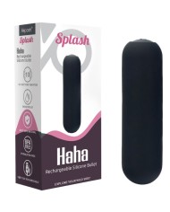 ARMONY SPLASH HAHA BALA VIBRADORA SILICONA 10 VIBRACIONES 75 X 19 CM NEGRO