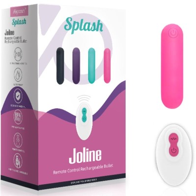 ARMONY SPLASH JOLINE BALA VIBRADORA SILICONA CONTROL REMOTO 10 VIBRACIONES 65 X 15 CM ROSA