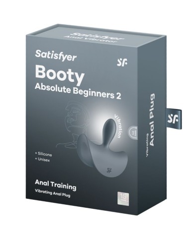 SATISFYER BOOTY ABSOLUTE BEGINNERS 2 PLUG ANAL VIBRADOR UNISEX NEGRO SATISFYER BOOTY ABSOLUTE BEGINNERS 2 PLUG ANAL VIBRADOR UNISEX NEGRO