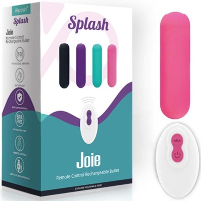 ARMONY SPLASH JOIE BALA VIBRADORA SILICONA CONTROL REMOTO 10 VIBRACIONES 75 X 19 CM ROSA