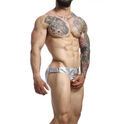 MOB DNGEON JOCKSTRAP ANILLO PARA EL PENE PLATEADO TALLA UNICA