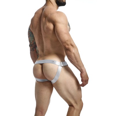 MOB DNGEON JOCKSTRAP ANILLO PARA EL PENE PLATEADO TALLA UNICA