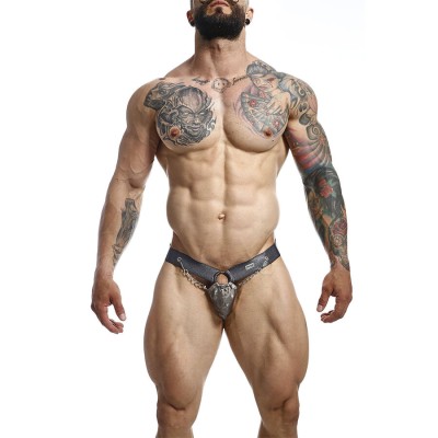MOB DNGEON JOCKSTRAP A PRESION GRIS TALLA UNICA