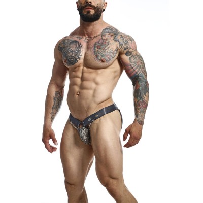 MOB DNGEON JOCKSTRAP A PRESION GRIS TALLA UNICA