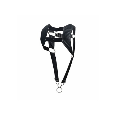 MOB DNGEON ARNES NEGRO CON ANILLO SUPERIOR PARA EL PENE TALLA UNICA