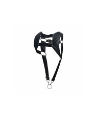MOB DNGEON ARNES NEGRO CON ANILLO SUPERIOR PARA EL PENE TALLA UNICA