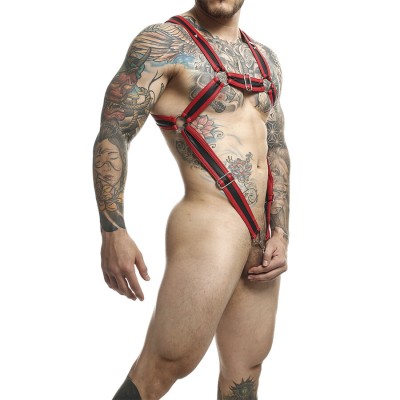 MOB DNGEON ARNES CRUZADO ROJO PARA EL PENE TALLA UNICA