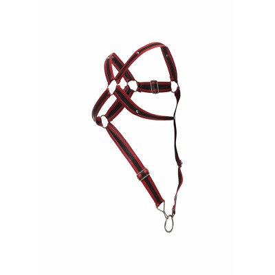 MOB DNGEON ARNES CRUZADO ROJO PARA EL PENE TALLA UNICA