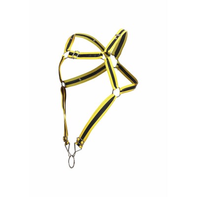 MOB DNGEON ARNES CRUZADO AMARILLO PARA EL PENE TALLA UNICA