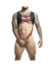 MOB DNGEON ARNES CON ANILLO ROJO PARA EL PENE TALLA UNICAS