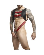MOB DNGEON ARNES CON ANILLO ROJO PARA EL PENE TALLA UNICAS