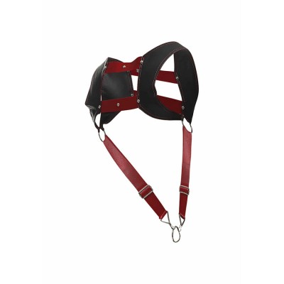 MOB DNGEON ARNES CON ANILLO ROJO PARA EL PENE TALLA UNICAS
