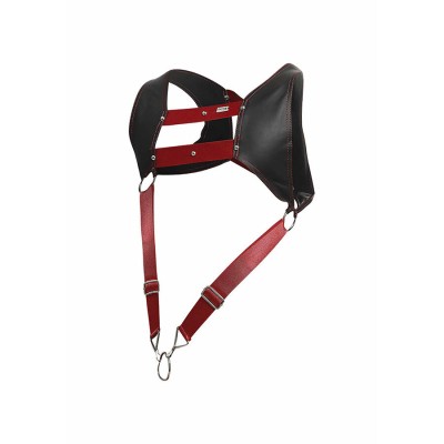 MOB DNGEON ARNES CON ANILLO ROJO PARA EL PENE TALLA UNICAS