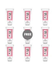 AQUA TRAVEL LUBRICANTE BASE AGUA SABOR FRESA Y NATA 50 ML 81 GRATIS