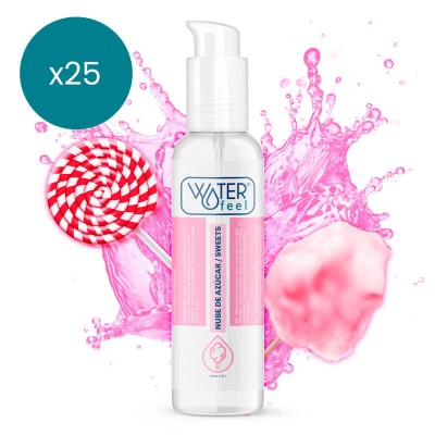 WATERFEEL LUBRICANTE NUBE DE AZUCAR 175 ML PACK 25 UDS