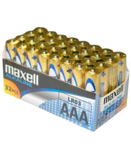 MAXELL PILA ALCALINA AAA LR03 PACK32 PILAS