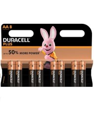 DURACELL PLUS POWER PILA ALCALINA AA LR6 BLISTER8