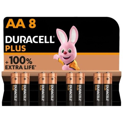 DURACELL PLUS POWER 100 PILA ALCALINA AA LR6 BLISTER8