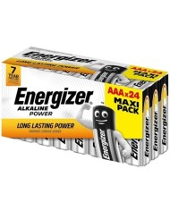 ENERGIZER ALKALINE POWER PILA ALCALINA AAA LR03 CAJA24 3 CAJITAS8 PILAS