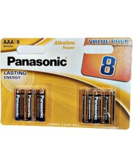 PANASONIC BRONZE PILA ALCALINA AAA LR03 BLISTER8