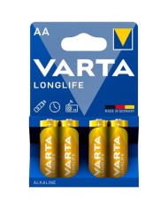 VARTA LONGLIFE PILA ALCALINA AA LR6 BLISTER4