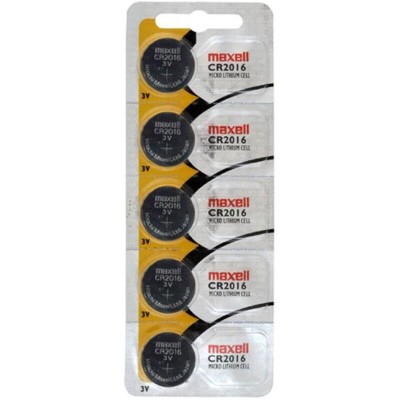 MAXELL PILA BOTON LITIO CR2016 3V BLISTER5