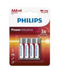 PHILIPS POWER ALKALINE PILA AAA LR03 BLISTER4
