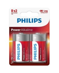 PHILIPS POWER ALKALINE PILA D LR20 BLISTER2