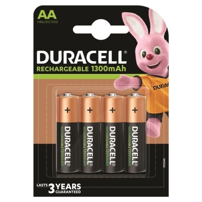DURACELL PILA RECARGABLE HR6 AA 1300mAh BLISTER4