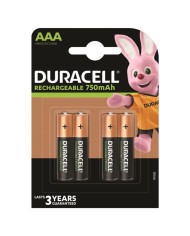 DURACELL PILA RECARGABLE HR03 AAA 750mAh BLISTER4