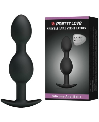 PRETTY LOVE BOLAS ANALES SILICONA 125 CM NEGRO PRETTY LOVE BOLAS ANALES SILICONA 125 CM NEGRO
