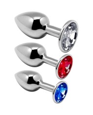 ALIVE ANAL PLEASURE KIT 3 PLUG METAL