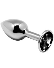 ALIVE ANAL PLEASURE MINI PLUG METAL NEGRO TALLA M