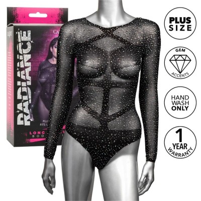 CALEXOTICS RADIANCE BODY DE MANGA LARGA PEDRERIA TALLA GRANDE
