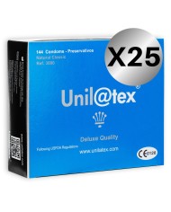 UNILATEX PRESERVATIVOS NATURALES 144 UDS X 25 UDS
