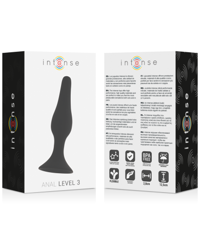 INTENSE ANAL LEVEL 3 125CM NEGRO INTENSE ANAL LEVEL 3 125CM NEGRO