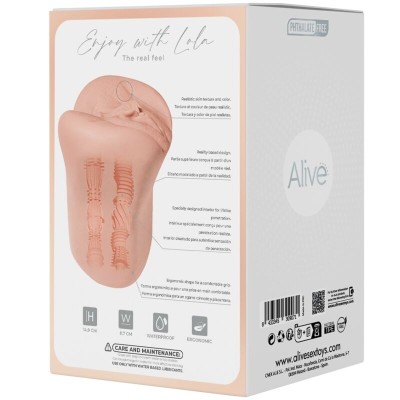 ALIVE LOLA MASTURBADOR DOBLE MASCULINO VAGINA ANO SUPER REALISTICO NATURAL