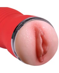 ARMONY MASTURBADOR DOBLE VAGINA BOCA ROJO