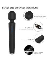 ARMONY X POWER LARGE MASAJEADOR VIBRADOR 7 VIBRACIONES NEGRO