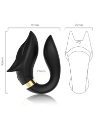 ARMONY FOX VIBRADOR PAREJAS CONTROL REMOTO NEGRO