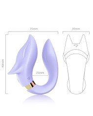 ARMONY FOX VIBRADOR PAREJAS CONTROL REMOTO VIOLETA