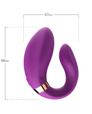 ARMONY CRESCENT VIBRADOR PAREJA CONTROL REMOTO VIOLETA