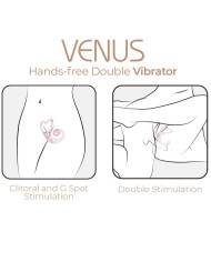 ADRIEN LASTIC VENUS DOBLE ESTIMULADOR CLITORIS PUNTO G APP GRATUITA ROSA